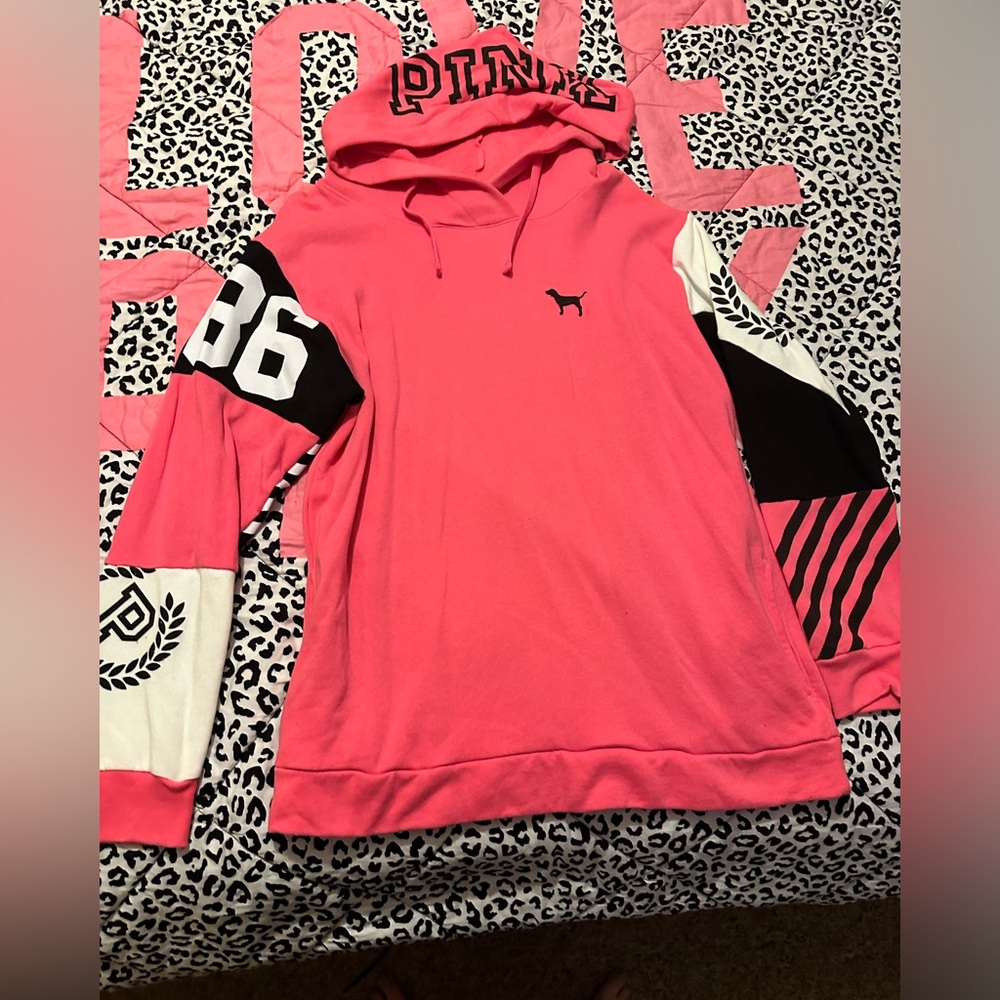 PINK Colorblock Hoodie
